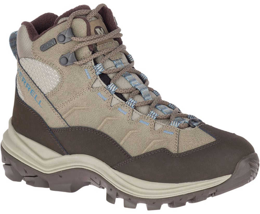 Merrell Støvler Dame - Thermo Chill Mid Waterproof - Grå - TED254983